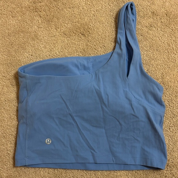 Lululemon One-Shoulder Ribbed Crop Tank - Picture 2 of 2